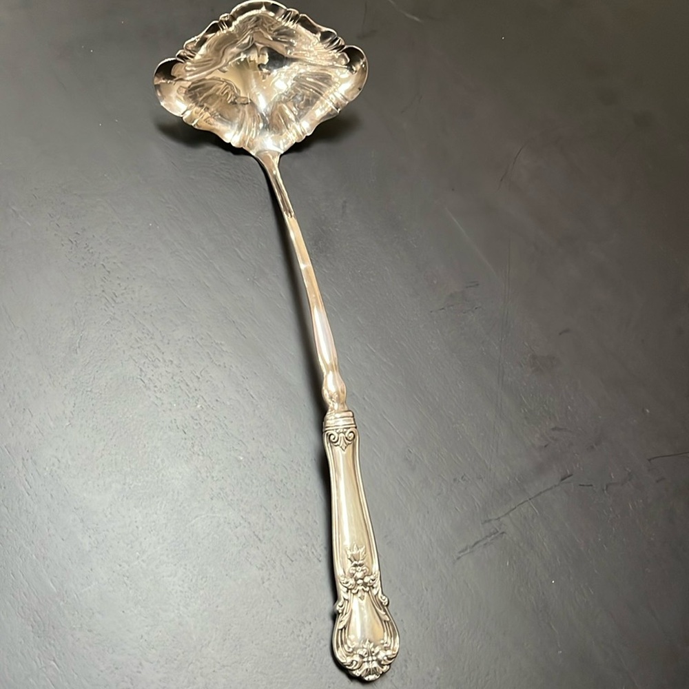 Sheffield/England electro plated nickel silver punch ladle